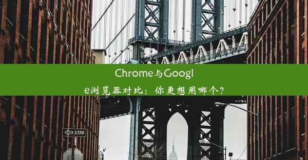 Chrome与Google浏览器对比：你更想用哪个？