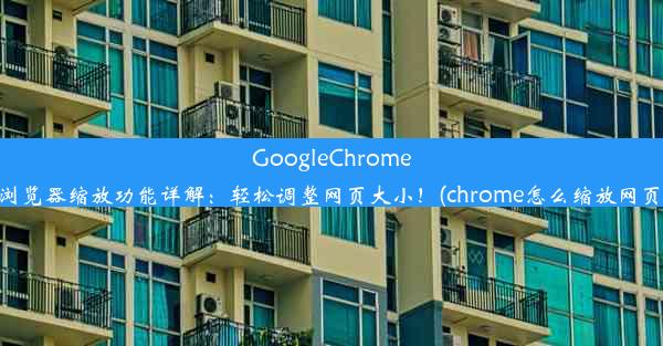 GoogleChrome浏览器缩放功能详解：轻松调整网页大小！(chrome怎么缩放网页)