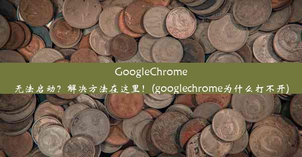 GoogleChrome无法启动？解决方法在这里！(googlechrome为什么打不开)