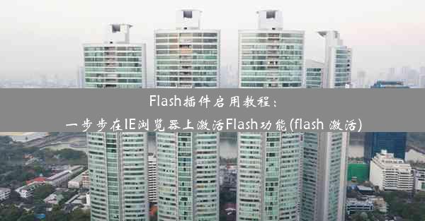 Flash插件启用教程：一步步在IE浏览器上激活Flash功能(flash 激活)