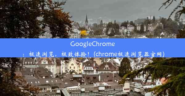 GoogleChrome：极速浏览，极致体验！(chrome极速浏览器官网)