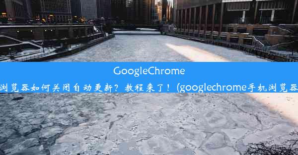 GoogleChrome浏览器如何关闭自动更新？教程来了！(googlechrome手机浏览器)