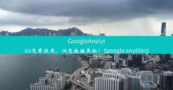 GoogleAnalytics免费使用，洞悉数据奥秘！(google anylitics)