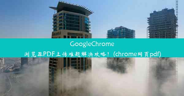 GoogleChrome浏览器PDF上传难题解决攻略！(chrome网页pdf)