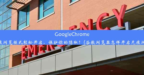 GoogleChrome无痕浏览模式轻松开启，保护你的隐私！(谷歌浏览器怎样开启无痕浏览)