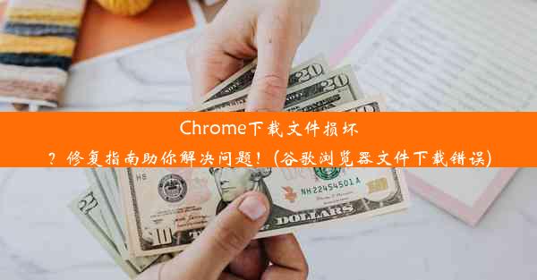 Chrome下载文件损坏？修复指南助你解决问题！(谷歌浏览器文件下载错误)