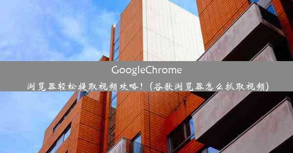 GoogleChrome浏览器轻松提取视频攻略！(谷歌浏览器怎么抓取视频)