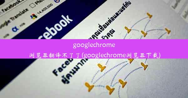 googlechrome浏览器翻译不了了(googlechrome浏览器下载)