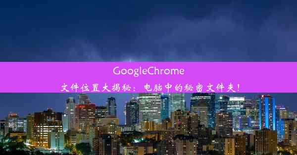 GoogleChrome文件位置大揭秘：电脑中的秘密文件夹！