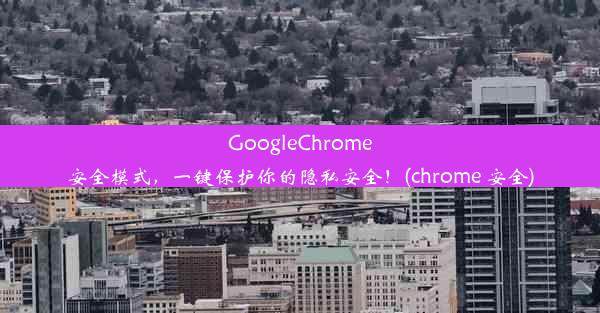 GoogleChrome安全模式，一键保护你的隐私安全！(chrome 安全)