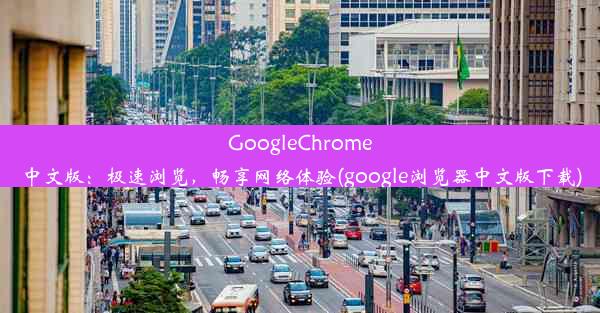 GoogleChrome中文版：极速浏览，畅享网络体验(google浏览器中文版下载)