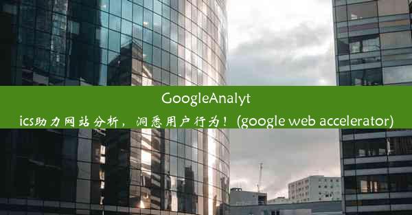 GoogleAnalytics助力网站分析，洞悉用户行为！(google web accelerator)