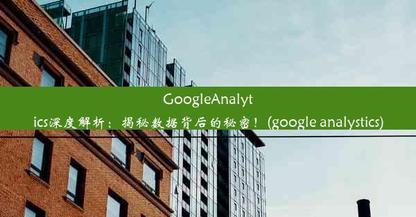 GoogleAnalytics深度解析：揭秘数据背后的秘密！(google analystics)