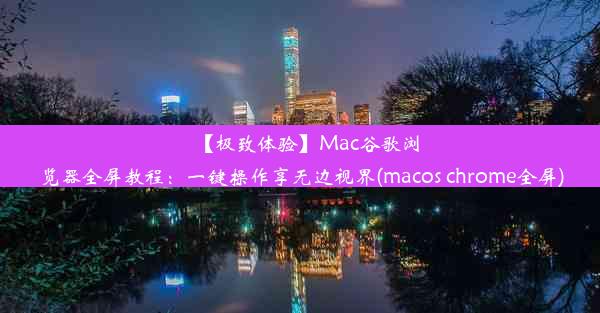 【极致体验】Mac谷歌浏览器全屏教程：一键操作享无边视界(macos chrome全屏)