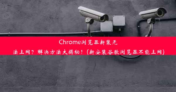 Chrome浏览器新装无法上网？解决方法大揭秘！(新安装谷歌浏览器不能上网)