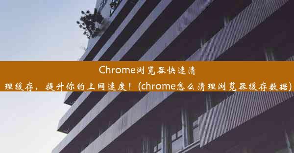 Chrome浏览器快速清理缓存，提升你的上网速度！(chrome怎么清理浏览器缓存数据)