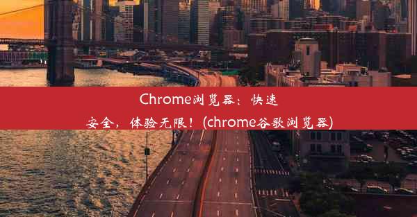 Chrome浏览器：快速安全，体验无限！(chrome谷歌浏览器)