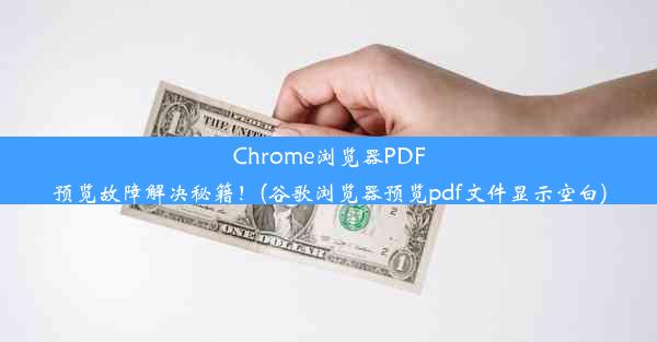 Chrome浏览器PDF预览故障解决秘籍！(谷歌浏览器预览pdf文件显示空白)