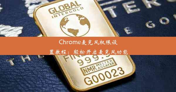 Chrome麦克风权限设置教程：轻松开启麦克风功能