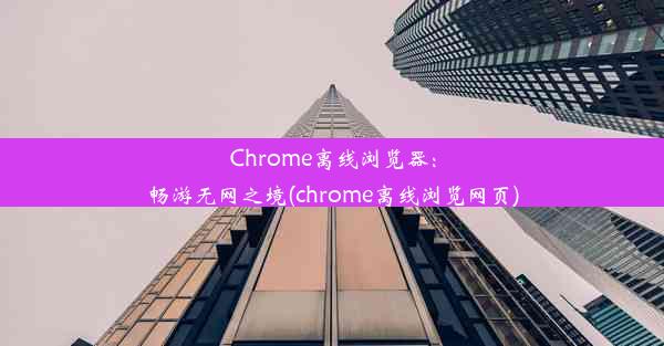 Chrome离线浏览器：畅游无网之境(chrome离线浏览网页)