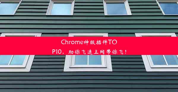 Chrome神级插件TOP10，助你飞速上网带你飞！