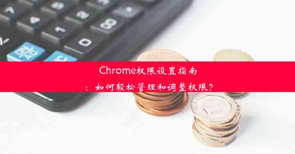 Chrome权限设置指南：如何轻松管理和调整权限？