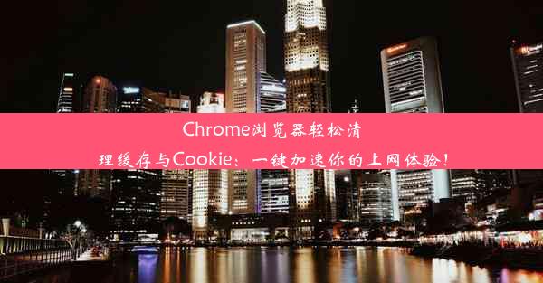 Chrome浏览器轻松清理缓存与Cookie：一键加速你的上网体验！